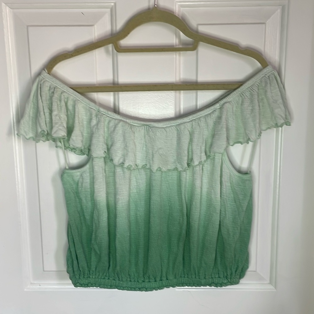 Free People ombré off-the-shoulder top
